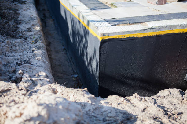 Residential Wet Basement Repair installation at a Mentone, IN home by SJ Waterproofing Pros